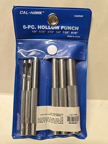 Set 6pz punzoni cavi per - punzoni,