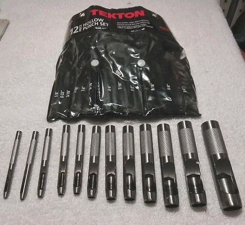 Texton 12pc hollow - punch, set